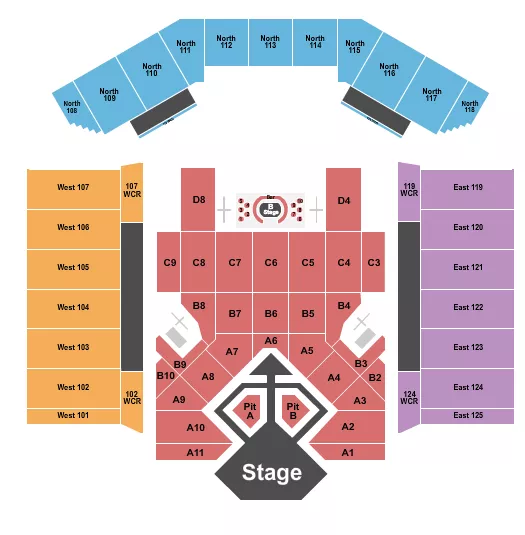 USHER Seating Map Seating Chart