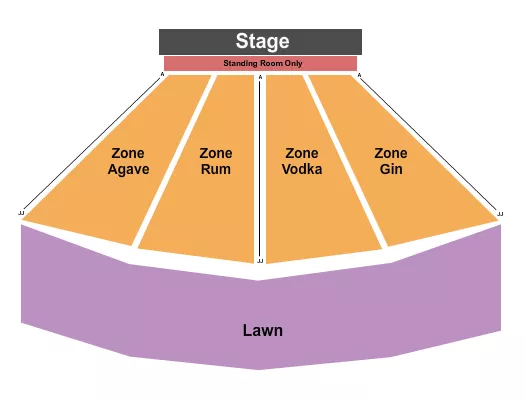 ENDSTAGE Seating Map Seating Chart