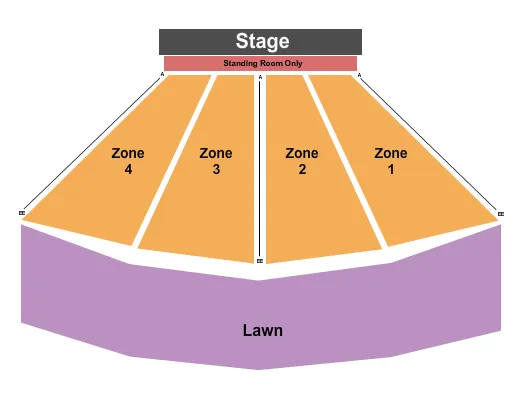 ENDSTAGE GA Seating Map Seating Chart