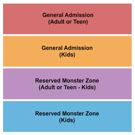 GA RSV MONSTER ZONE Seating Map Seating Chart