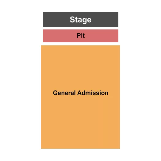 PIT GA Seating Map Seating Chart