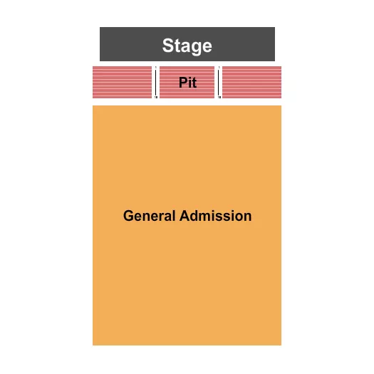 RESERVED PIT GA Seating Map Seating Chart