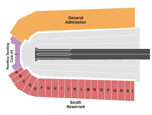 RACING Seating Map Seating Chart