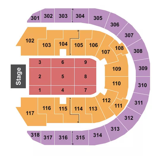 ROYAL ARENA COPENHAGEN ANDRE RIEU Seating Map Seating Chart