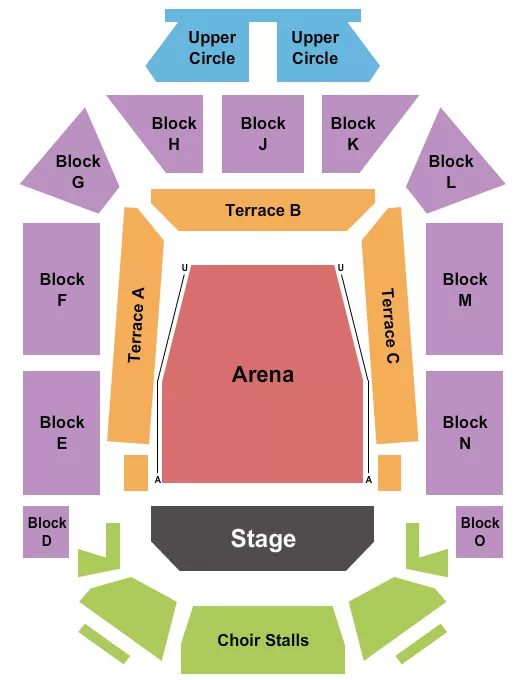 ENDSTAGE Seating Map Seating Chart