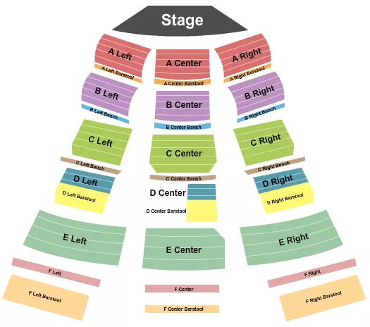 COUNTESS LUANN Seating Map Seating Chart