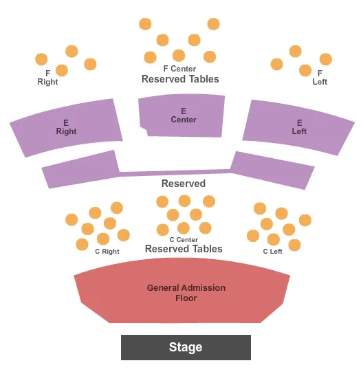 TABLES Seating Map Seating Chart