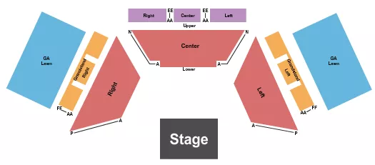 ENDSTAGE RSV Seating Map Seating Chart