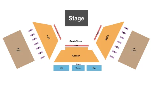 ENDSTAGE Seating Map Seating Chart