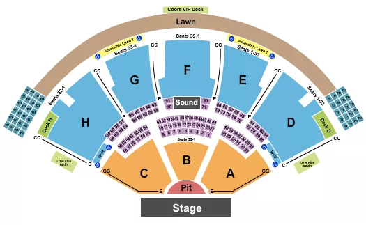 ENDSTAGE GA PIT 3 Seating Map Seating Chart