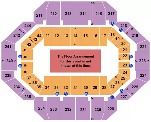 GENERIC FLOOR Seating Map Seating Chart