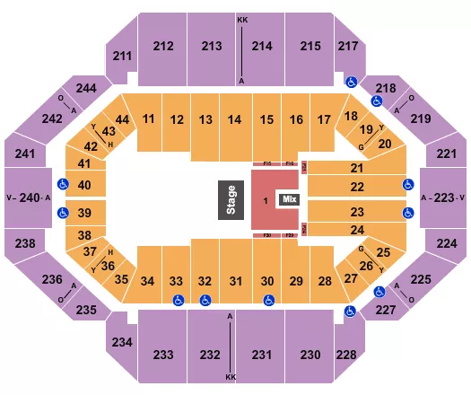 HALF HOUSE 2 Seating Map Seating Chart