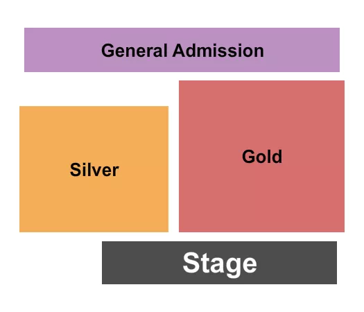 GA GOLD SILVER Seating Map Seating Chart