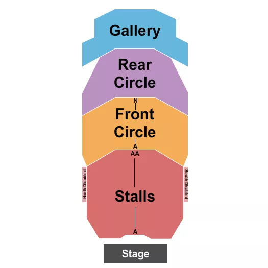 ENDSTAGE Seating Map Seating Chart