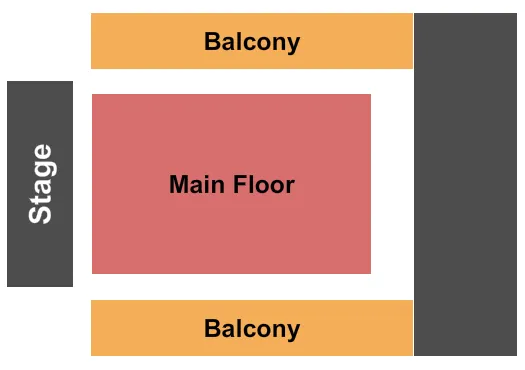 SAINT ANDREWS HALL DETROIT GA FLOOR GA BALCONY Seating Map Seating Chart