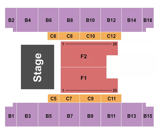 ENDSTAGE 4 Seating Map Seating Chart