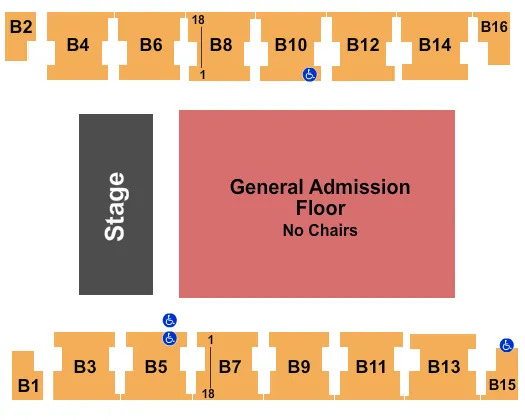 FIVE FINGER DEATH PUNCH Seating Map Seating Chart