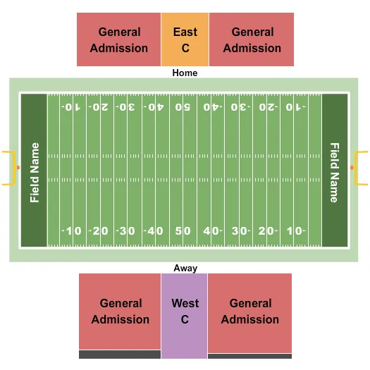 FOOTBALL 2 Seating Map Seating Chart