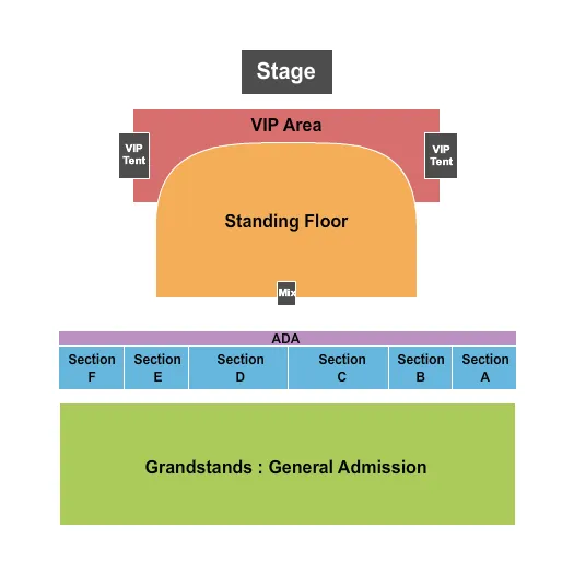 BANDA MS Seating Map Seating Chart