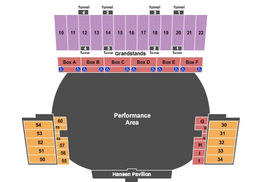 MONSTER JAM Seating Map Seating Chart