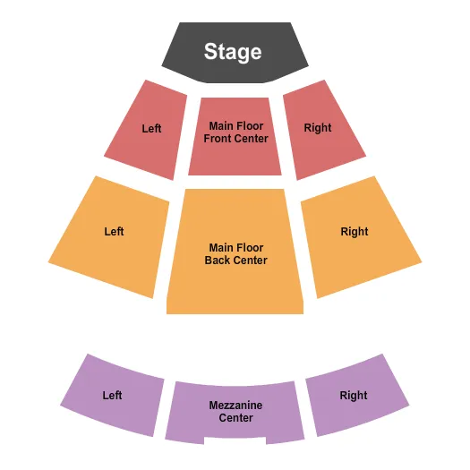 ENDSTAGE Seating Map Seating Chart