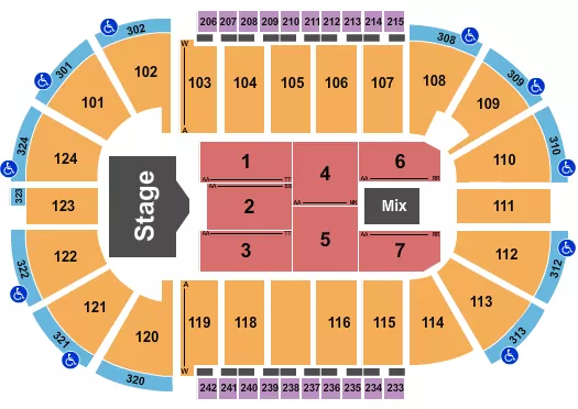 KOE WETZEL Seating Map Seating Chart
