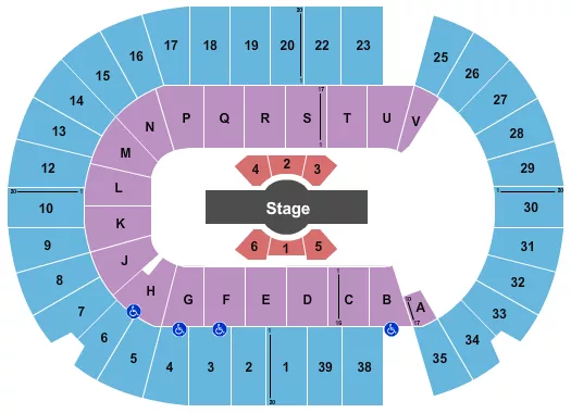 CIRQUE CORTEO Seating Map Seating Chart