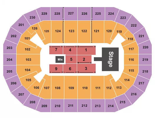 DON OMAR Seating Map Seating Chart