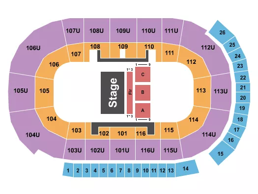 HALFHOUSE 2 Seating Map Seating Chart
