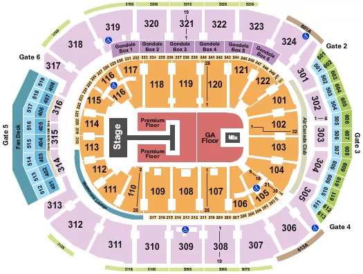 SHUBH Seating Map Seating Chart