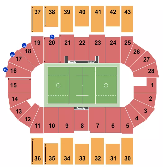 LACROSSE Seating Map Seating Chart