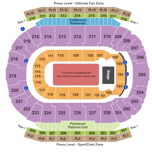 GENERIC FLOOR Seating Map Seating Chart