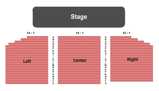 SEMINOLE CASINO CENTER IMMOKALEE ENDSTAGE Seating Map Seating Chart
