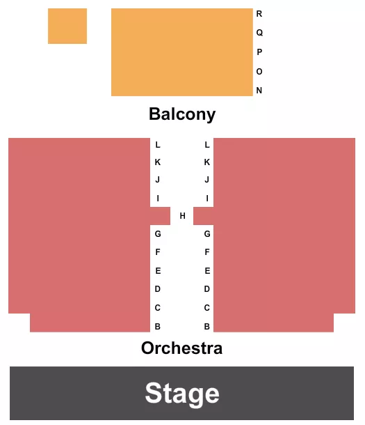 ENDSTAGE Seating Map Seating Chart