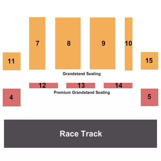 ENDSTAGE RESERVED Seating Map Seating Chart