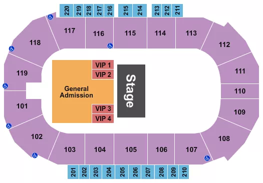 SKILLET Seating Map Seating Chart