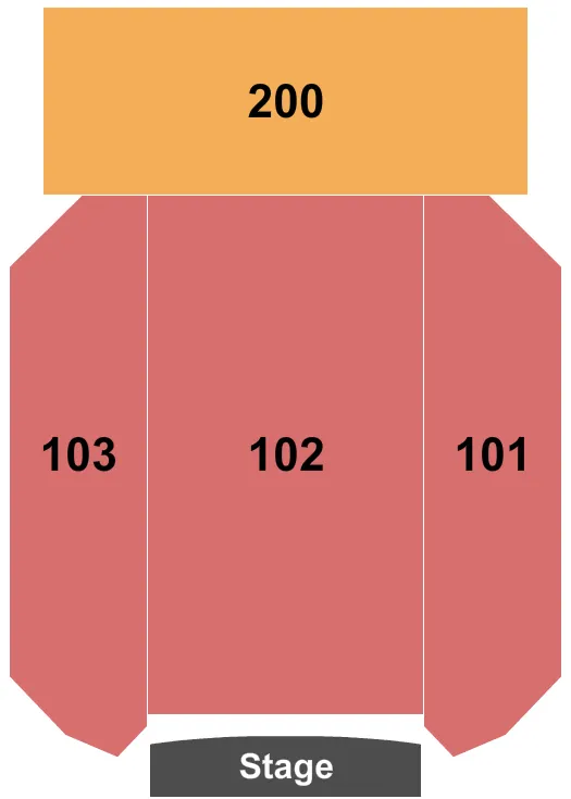 ENDSTAGE 3 Seating Map Seating Chart