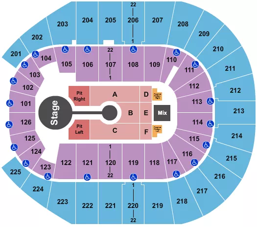 BRANDON LAKE Seating Map Seating Chart