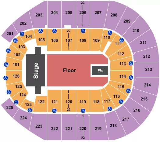 TSO Seating Map Seating Chart