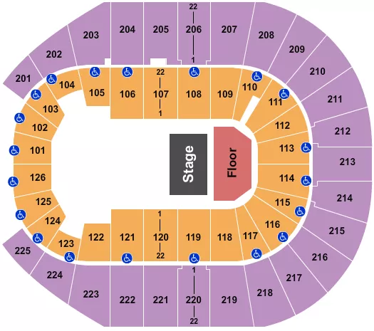 TAMIA JOE Seating Map Seating Chart