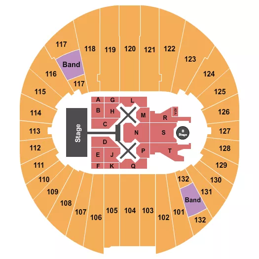 BREEZY BOWL Seating Map Seating Chart
