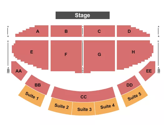 ENDSTAGE Seating Map Seating Chart