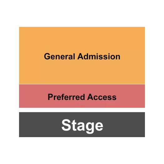 GA PREFERRED Seating Map Seating Chart