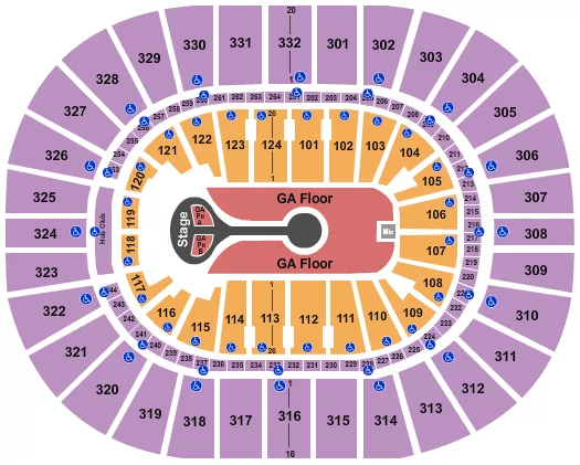 BENSON BOONE Seating Map Seating Chart