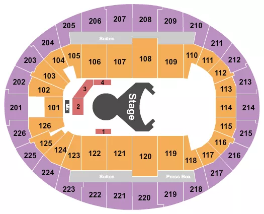 CIRQUE OVO Seating Map Seating Chart