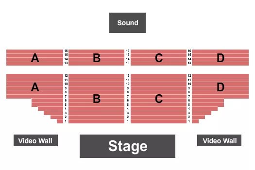 SNOQUALMIE CASINO BALLROOM ENDSTAGE RSV Seating Map Seating Chart