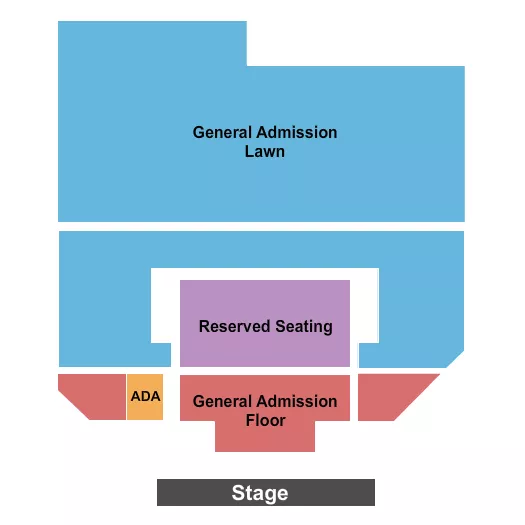 ENDSTAGE GA RSVD FLOOR Seating Map Seating Chart