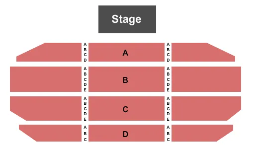 ENDSTAGE 2 Seating Map Seating Chart