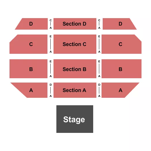 SOBOBA EVENT CENTER SOBODA CASINO ENDSTAGE Seating Map Seating Chart