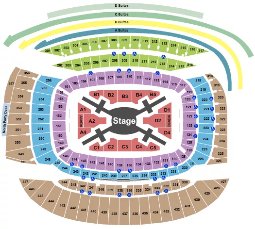 BTS Seating Map Seating Chart